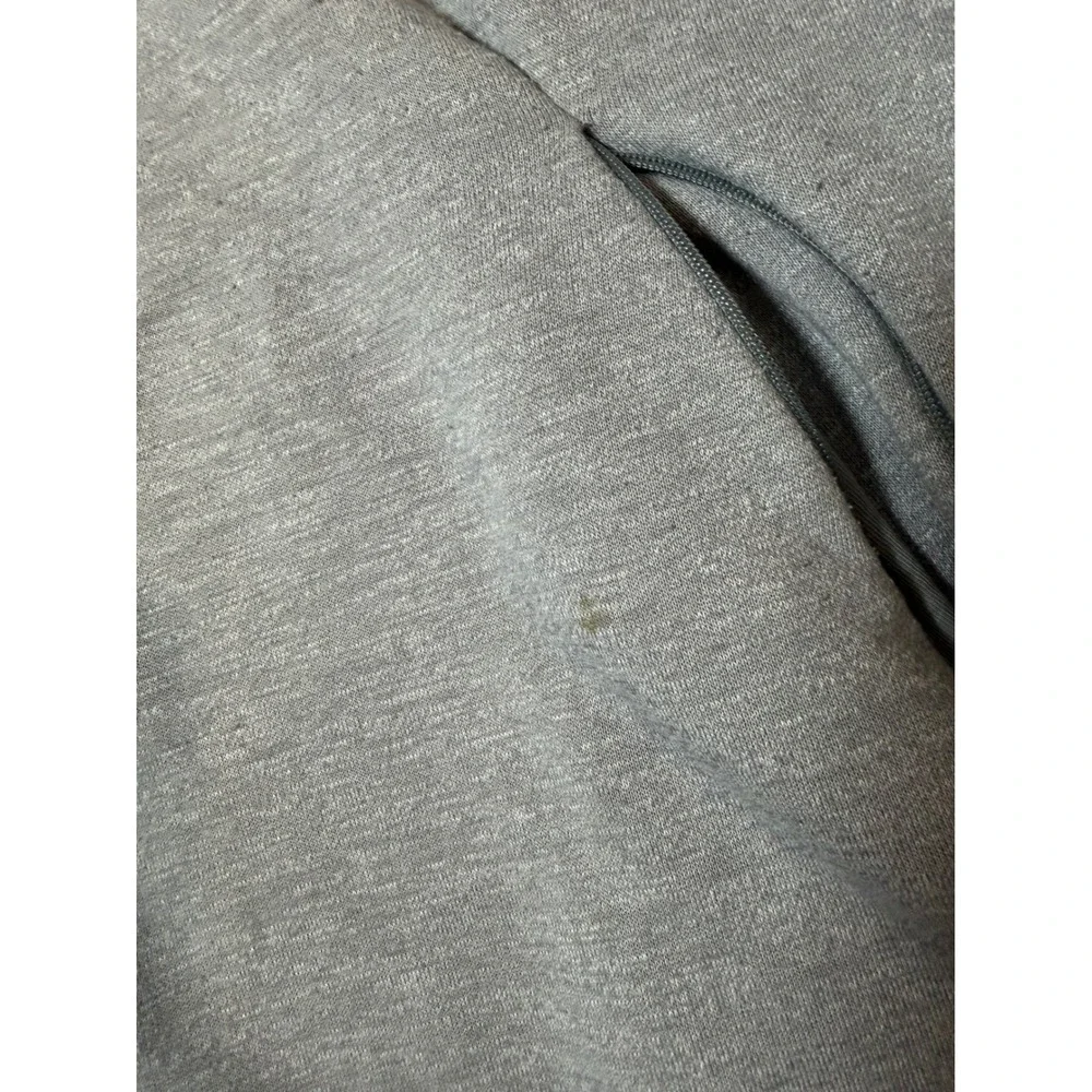 Jordan Mens XL Heather Gray Jumpman Pullover Hoodie Zipper Pockets Athletic